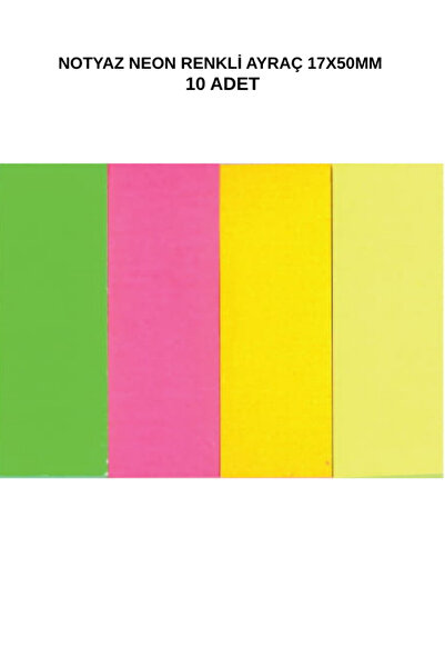 Dağtaş Kırtasiye Neonski papirnati marker u boji 17x50 mm 4 boje – Lepkavi pa...