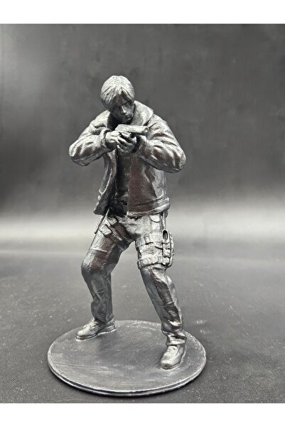 3DEpics Resident Evil 4 Remake Leon S. Kennedy Figürü - Metalik