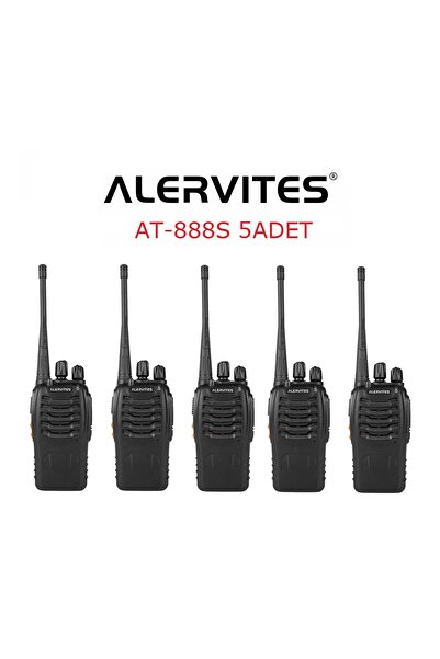ZASTONE ALERVİTES AT-888S 5 ADET EL TELSİZİ 2026 MODEL TYPE-C