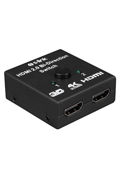 Generic Brand Sl-lu613، منفذ HDMI ثنائي، محول ومقسم ثنائي الاتجاه