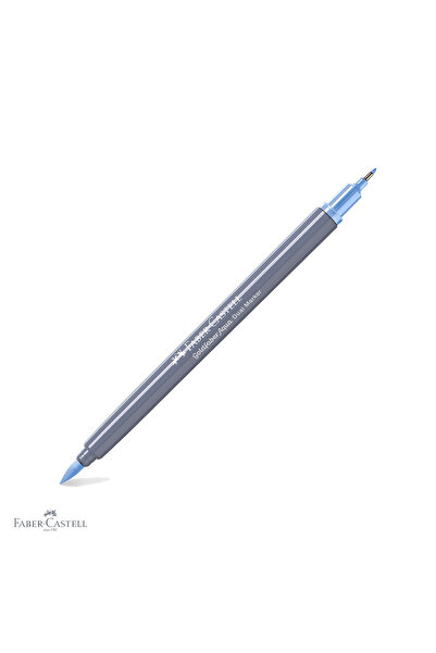 Faber Castell Marker solubil Faber-Castell Goldfaber cu vârf dublu, albastru ...