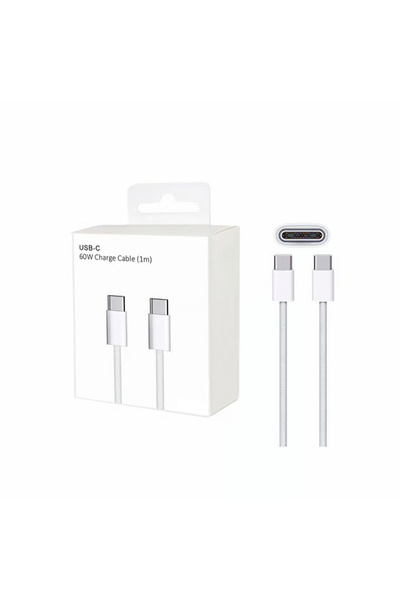 Tagomoon Hızlı Şarj ve Data Kablosu Type-C to Type-C 60W 1M Halat Örgü iPhone...