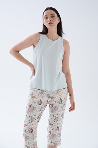 Hays Kadın Pamuklu Kalın Askılı Atlet Pijama Üstü