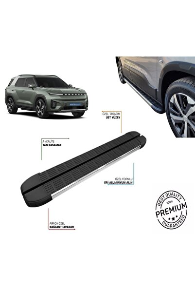 TUNA OTO SSANGYONG TORRES ELEKTİRİKLİ ARACA ÖZEL YAN BASAMAK 2023 2024 2025