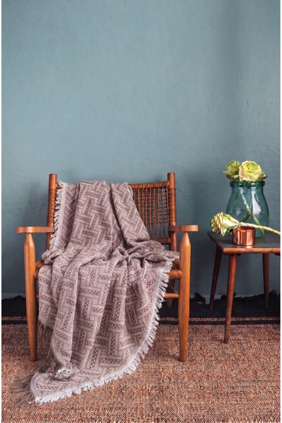 rellhome Κάλυμμα για πολυθρόνα |   Βαμβακερό κάλυμμα καναπέ με κρόσσια |   Κά...