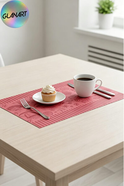 Glanart 30 adet 28x41 cm ebatlarında masa üstü kraft amerikan servis kağıdı p...