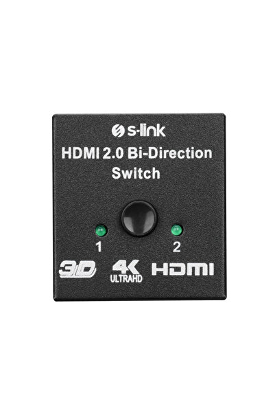 S-LINK Sl-lu613، منفذ HDMI ثنائي، محول ومقسم ثنائي الاتجاه