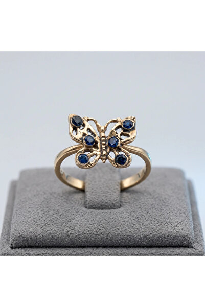 Dorvina Vintage Women's Ring Bronze Authentic Adjustable Jewelry Minimal Blue...