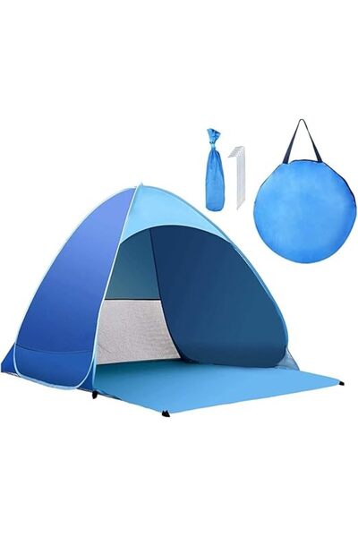 Generic Compact and Portable Dome Beach Tent with UV Protection from ICVV, Au...