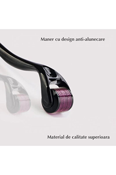 MODALITE Derma Roller Beauty 1.0 mm, Microneedling pentru reintinerire ten, Stimulare colagen, Rejuvenare faciala, Ace inox medical