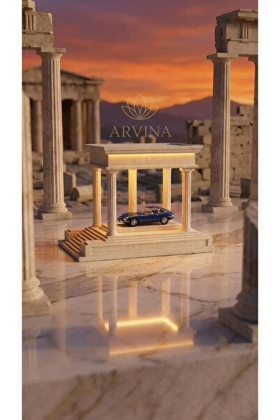 Arvina Atelier Premium LED’li Sütunlu Showroom | 3D Dekoratif Koleksiyon Stan...