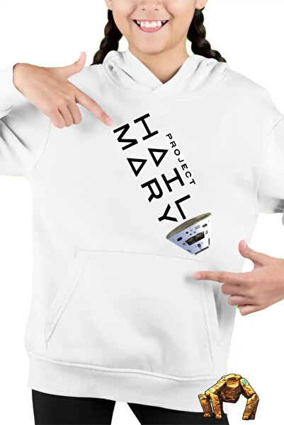 OEM Παιδικό Κοριτσίστικο Φούτερ με Κουκούλα Project Hail Mary Spaceship Tau Ceti