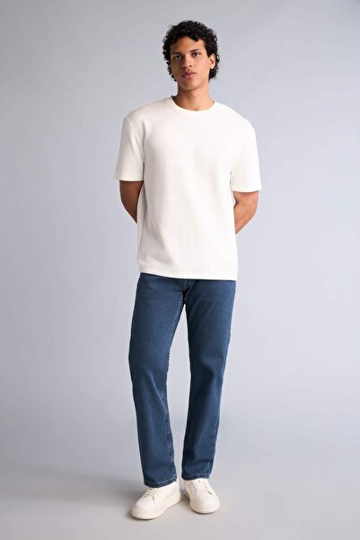 DeFacto بنطلون سيرجيو ريجولار فيت ذو خصر عادي وساق مستقيمة G8847AX26SM