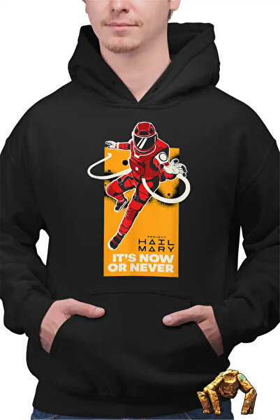 OEM Ανδρικό Φούτερ με Κουκούλα Project Hail Mary Now or Never Astrophage