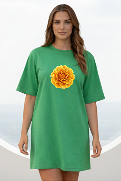 Pink Sky Γυναικείο μπλουζάκι με κοντό μανίκι και λαιμόκοψη, μεγάλο μέγεθος, ν...