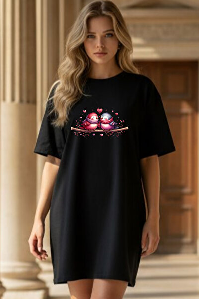 Pink Sky Γυναικείο μπλουζάκι με κοντό μανίκι και λαιμόκοψη, μεγάλο μέγεθος, ν...