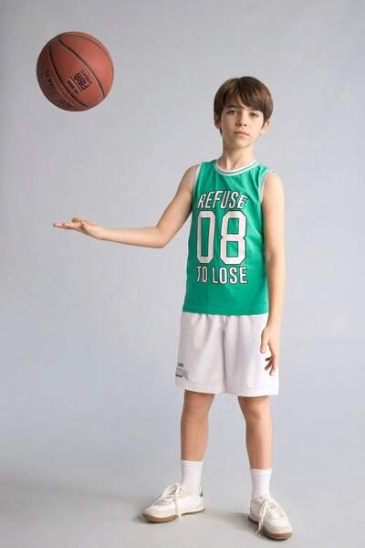 DeFacto NBA Σορτς από τούλι κανονικής εφαρμογής για αγόρια H2921A826HS