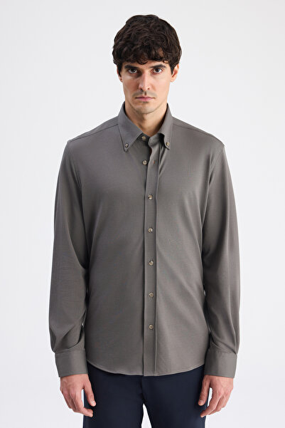 D'S Damat Πουκάμισο Ds Damat Comfort Vizon Oxford