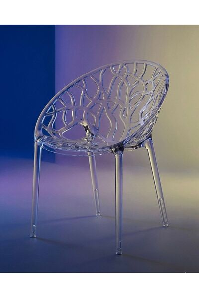 SandalyeSepeti Crystal Polikarbon Sandalye 2 adet