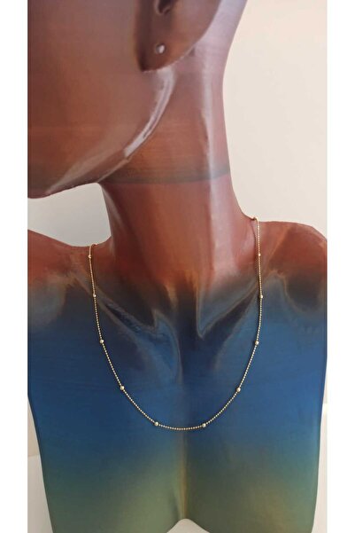 neval dizayn Xuping Jewelry 14K Altın Kaplama XP Damgalı Dorika Kolye 45 cm