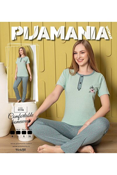 trendgiyimm Women's Kisakol Patli Pajama Set