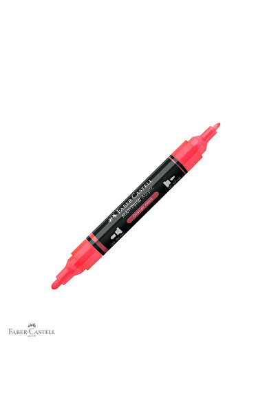 Faber Castell Marker acrilic Faber-Castell Multimark, portocaliu neon 255, vâ...