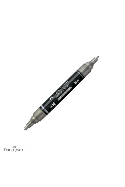 Faber Castell Marker acrilic Faber-Castell Multimark, culoare argintie 251, v...
