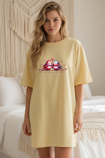 Pink Sky Γυναικείο μπλουζάκι με κοντό μανίκι και λαιμόκοψη, μεγάλο μέγεθος, ν...