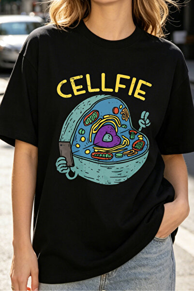 Fleck Womens T Shirts Cellfie Science Cell Design Casual Style