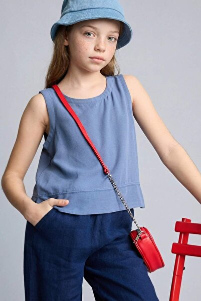 DeFacto Κοντομάνικη Μπλούζα για Κορίτσια H1210A826SM