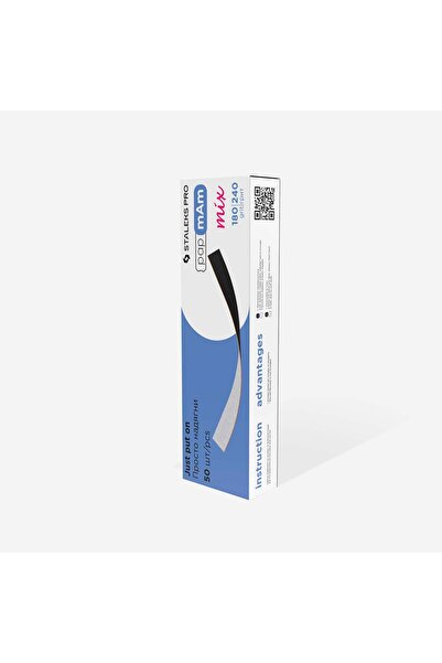 Gökkuşağı Dfcemi̇x-22-180/240 expert replacement papmam mix double-sided file...