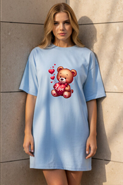 Pink Sky Γυναικείο μπλουζάκι με κοντό μανίκι και λαιμόκοψη, μεγάλο μέγεθος, ν...