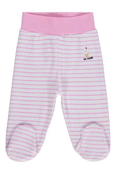 Civil Baby Striped Print 1-9 Months Single Bottom Baby - White