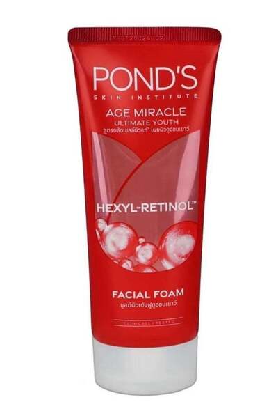 Ponds رغوة الوجه بوندز إيج ميراكل ألتيميت يوث، مع هكسيل ريتينول