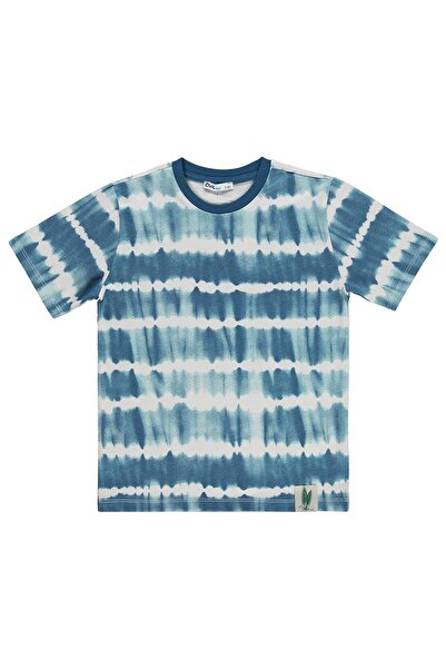 Civil Boys Μπλουζάκι με σχέδιο μπατίκ για παιδιά 6-9 ετών - Πράσινο