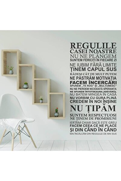 OEM Sticker de perete Regulile casei
