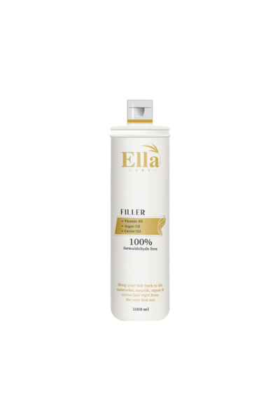 ella care مُملئ الشعر بزيت الزيتون والكيراتين بحجم 1000 مل