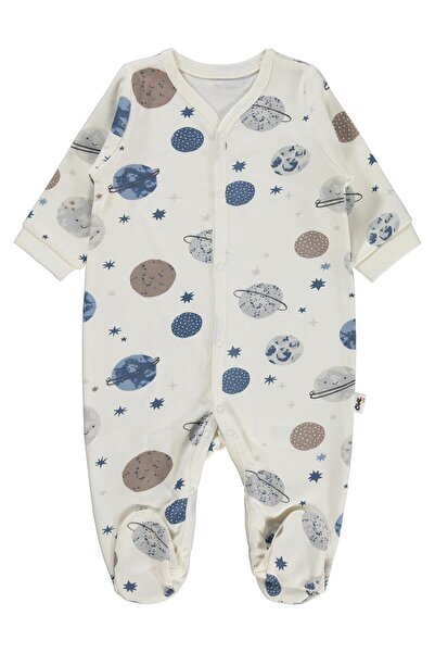 Civil Baby Gezegen Empirme 1-9 ΜΗΝΩΝ Ολόσωμη Φόρμα - Εκρού