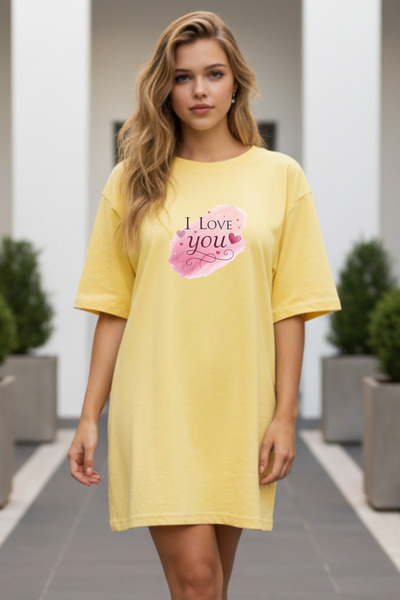 Pink Sky Γυναικείο μπλουζάκι με κοντό μανίκι και λαιμόκοψη, μεγάλο μέγεθος, ν...