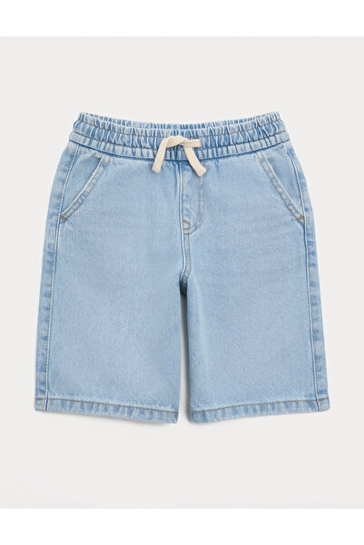 Marks & Spencer Denim Pamuklu Şort