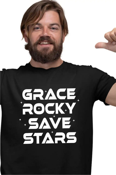 OEM Tricou Barbati Project Hail Mary Grace Rocky Save Stars