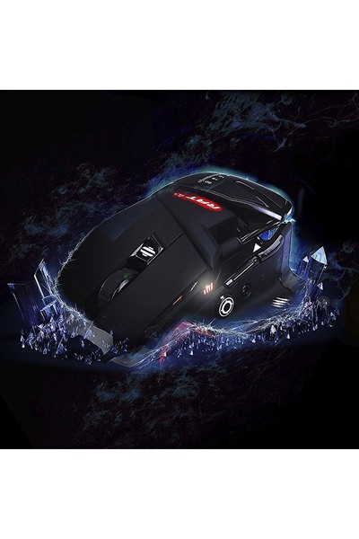 Global Dünya Gümrük Mad Catz R.A.T. 4+ Siyah 7200 DPI Optik Kablolu Oyuncu Mo...