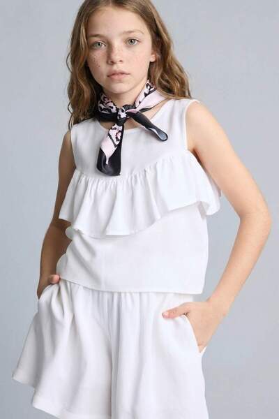 DeFacto Κοντομάνικη Μπλούζα Κοριτσίστικη H1223A826SM