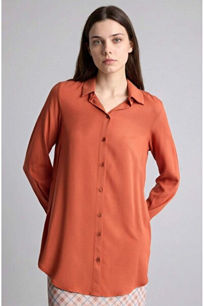 DeFacto Κανονική εφαρμογή πουκάμισου με γιακά και μακρύ μανίκι τουνίκ Z3538AZ...