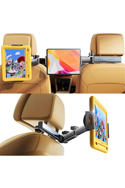 LISEN Suport auto telefon/tableta YL0423090004, tetiera, 4.7-12.9 inch, exten...