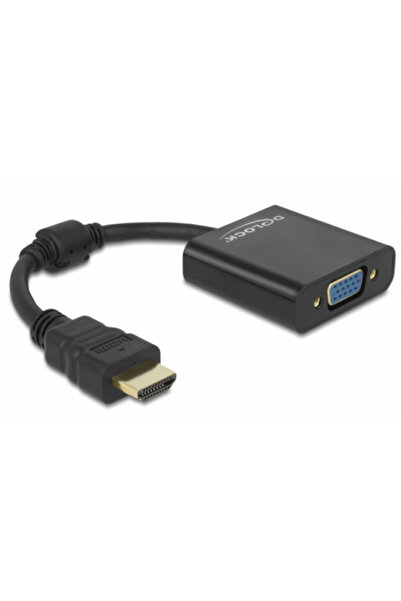 DELOCK 65512 HDMI male - VGA female Negru