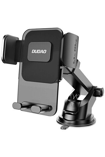 DUDAO F8Max+ car phone holder, dashboard or windshield, black