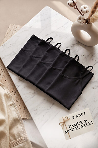 Loule Γυναικεία βαμβακερά & μοντάλ εσώρουχα με 5 λουράκια – Αντιιδρωτική μαλα...