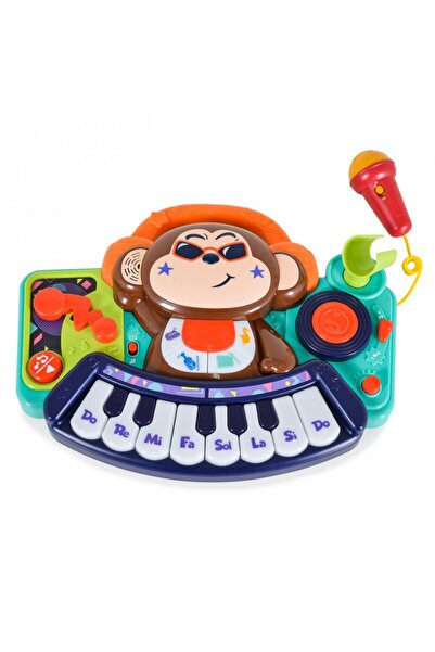Hola Pian interactiv cu functii muzicale si microfon DJ Monkey