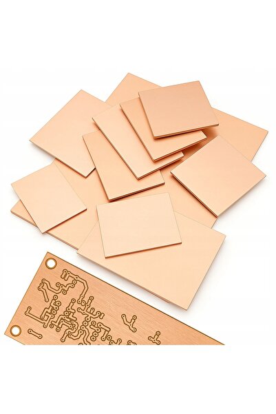 Rosfix Laminat PCB FR4 dublu-față – Cupru pe ambele părți |   30x40cm 1.5mm